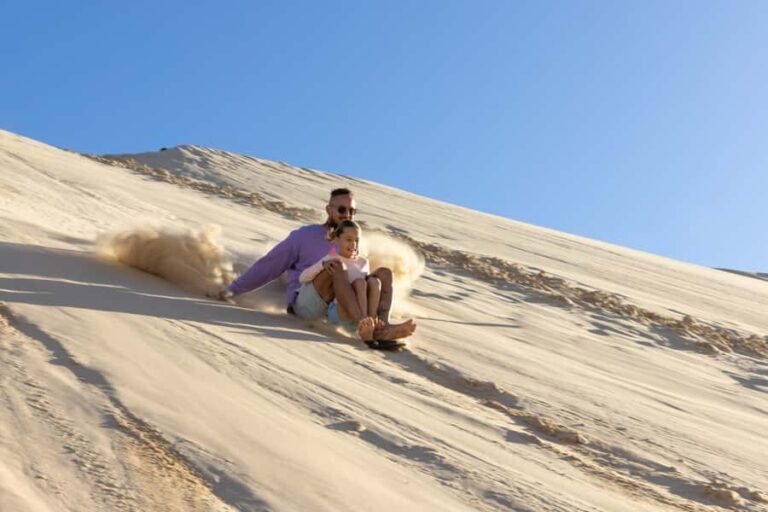 Port Stephens: Unlimited Sandboarding & 4WD Sand Dune Tour - Transportation and Duration
