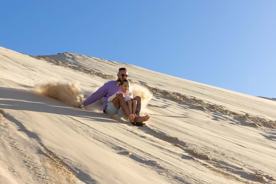 Port Stephens: Unlimited Sandboarding & 4WD Sand Dune Tour - Transportation and Duration