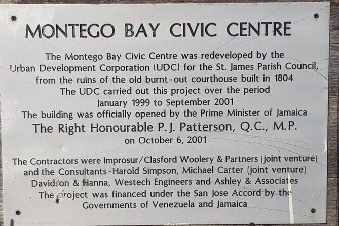 Private Montego Bay City Tour with Sightseeing & Shopping - The Practical Details