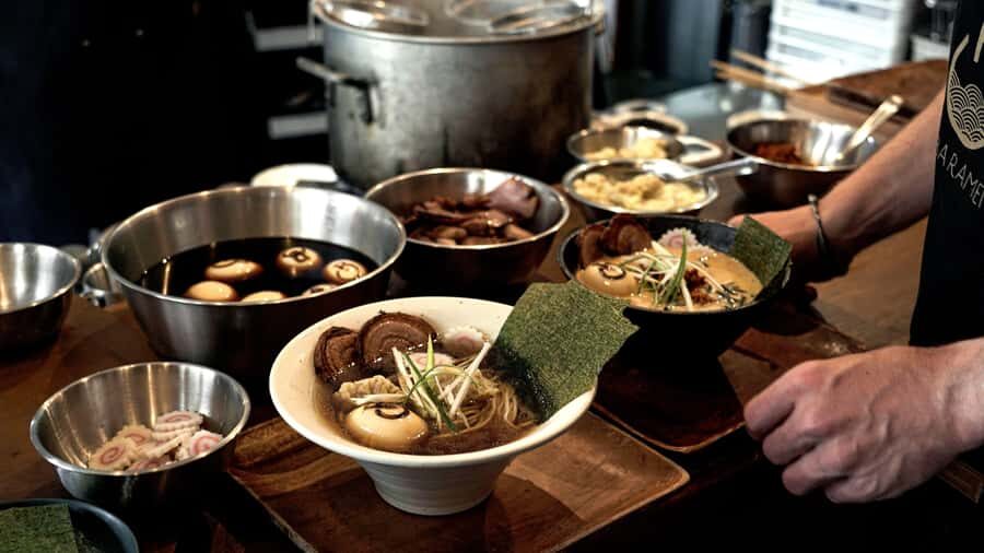 Professional Ramen & Gyoza with Ramen Chef in a restaurant! - The Setting and Location