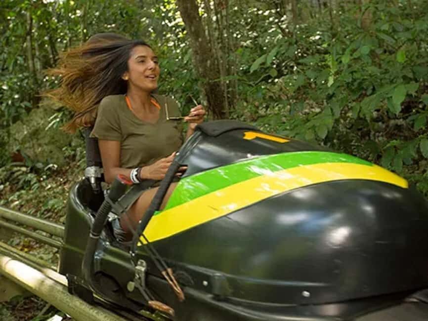 Rainforest Bobsled Mystic Mountain transportation - Rediscovering Dunns River Falls