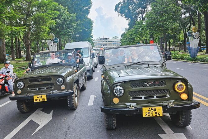 Saigon Jeep Tour : HIGHLIGHTS & HIDDEN GEMS By Vietnam Army Jeep - Frequently Asked Questions