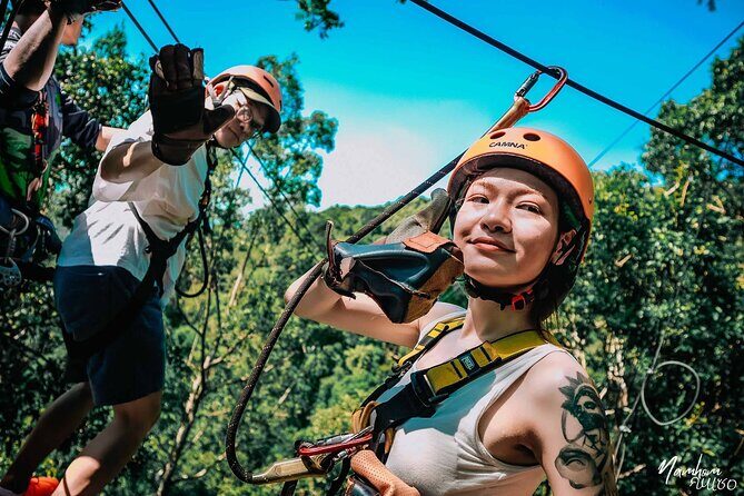Samui Zipline FLY & Fun Tree Bridge Jungle Cafe & Waterfall - Authentic Guest Experiences