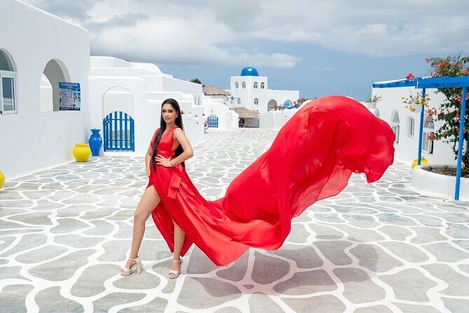 Santorini: Exclusive Photoshoot at Greekland Puerto Plata - What’s Included and What to Consider
