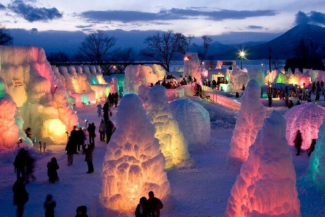 Sapporo: Lake Shikotsu Ice Festival & Hot Spring Day Trip - Exploring the Itinerary in Detail