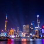 Seat in coach Night Scenery in Shanghai and Shanghai Dinsum Taste - The Sum Up