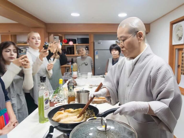 Seoul: Korean Buddhist Temple Food Cooking Class With a Monk - The Practicalities: What You Need to Know