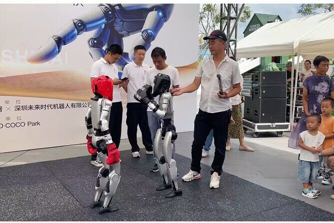 Shenzhen Tech Robot Store Drone Food Delivery and Driverless taxi - The Sum Up