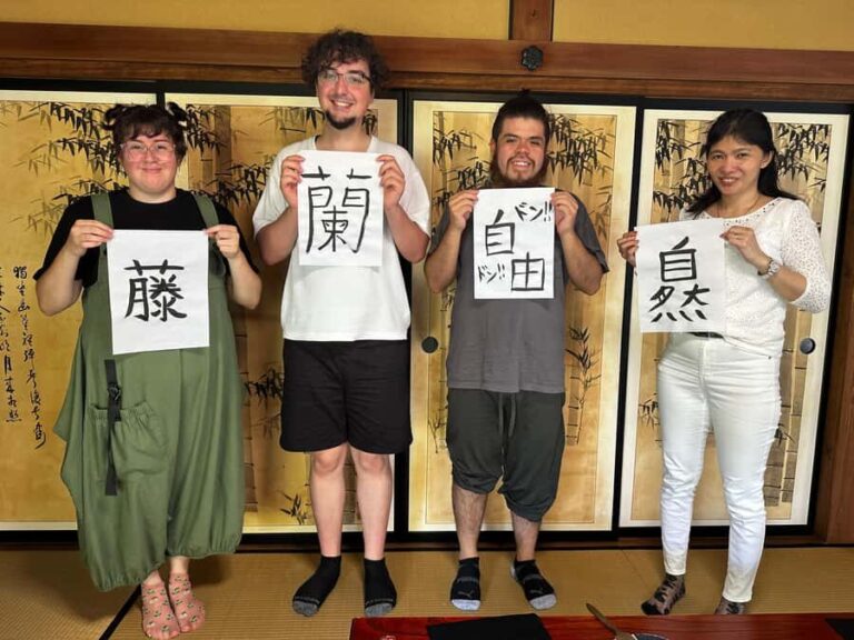 Shizuoka Shore Excursion: Zen, Matcha & Calligraphy Class - Transportation and Timing