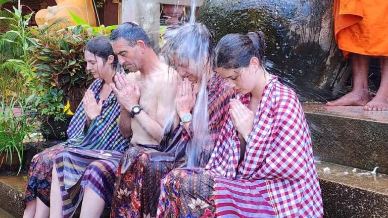 Siem Reap Cambodian Buddhist Water Blessing and Local Market - FAQ  