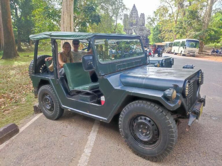 Siem Reap PM: Half-Day Angkor Wat & Ta Prohm by Vintage Jeep - The Itinerary and What to Expect