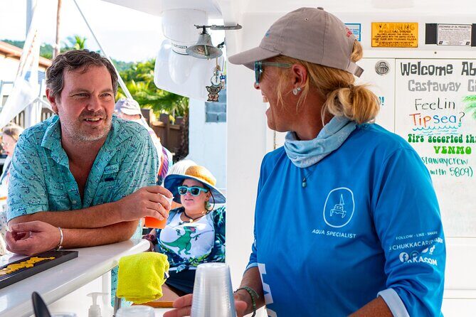 St. Thomas Sunset Sail, Serenity at Sea - The Crew and Comfort  