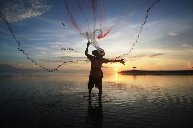 Sunrise With Fisherman Shot Tour in Bali - Rendang Rock Village — Rice Fields & Volcano Views