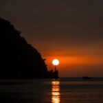 Sunset on Lan Ha Bay, a most beautiful Bay of the world - Kayaking through Tunnel Caves