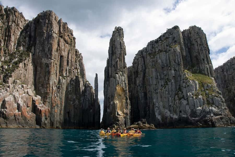 Tasman Peninsula Full-Day Sea Kayak Excursion - Paddling Along the Spectacular Coastline