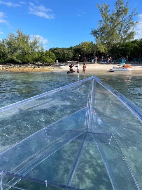 The Clear Boat Experience Bahamas drinks and snacks included - What to Expect from The Clear Boat Experience