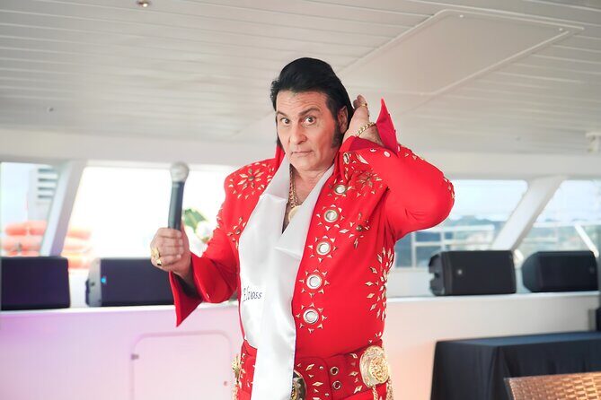Tina Turner vs Elvis Tribute Lunch Cruise with 80's DJ - Scenic Views and Photo Opportunities