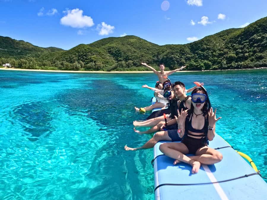 Tokashiki Tokashiku Beach: Banana Boat Snorkeling (No Ferry) - The Itinerary in Detail