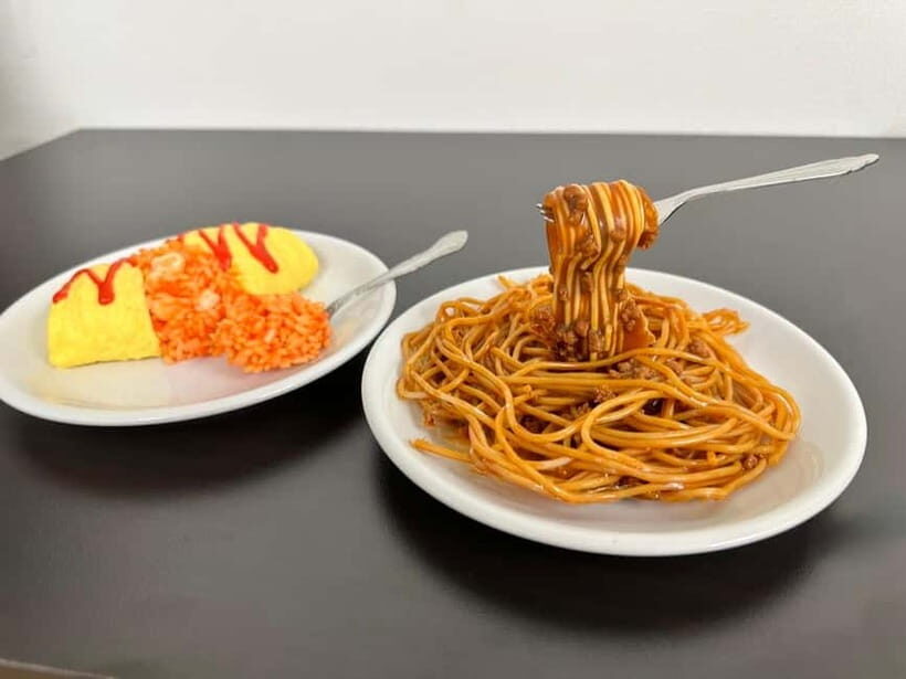 Tokyo Asakusa: Food Sample Making Workshop - A Closer Look at the Dishes & Crafting Experience