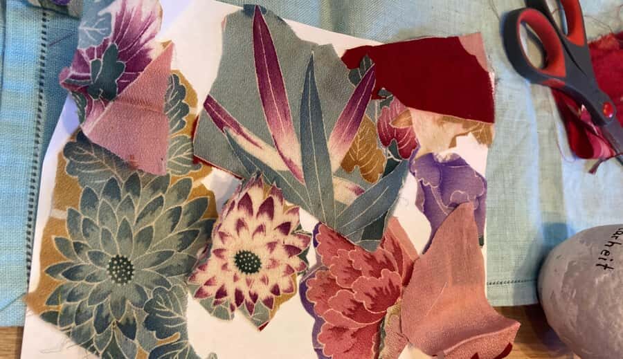 Tokyo: Daruma Doll Making Workshop with Kimono Fabric - A closer look at the workshop