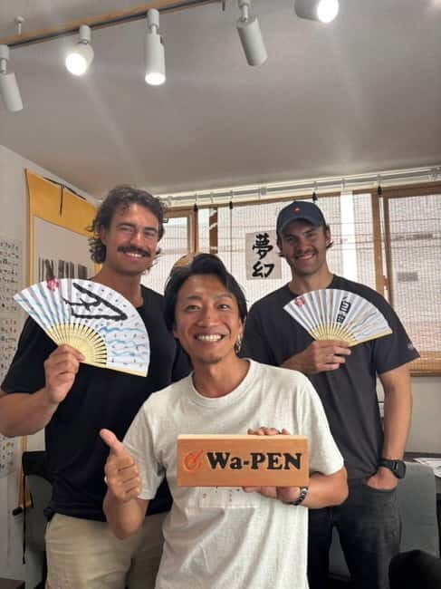 Tokyo:Calligraphy &Make your original folding fan in Asakusa - A Closer Look at the Experience