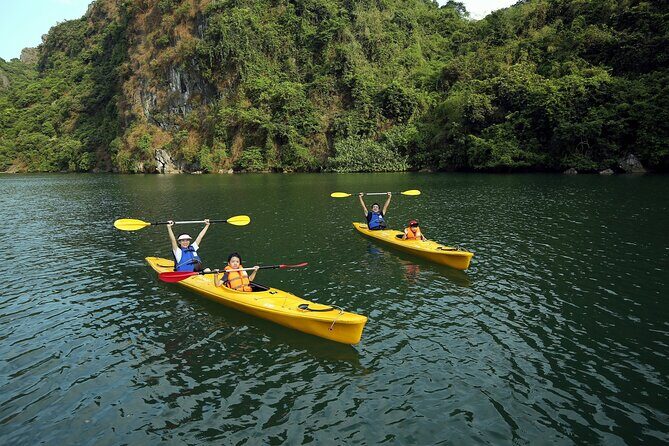 Top Luxury Halong Bay Ambassador Cruise with Buffet Lunch & Views - Exploring Halong Bay’s Highlights