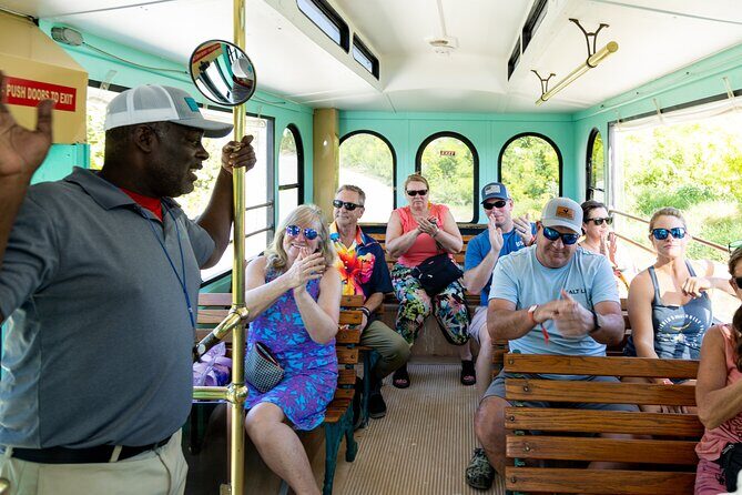 Trolley Island Tour: Conch Show, Full Lunch, History, 3.5 hours - The Itinerary in Detail