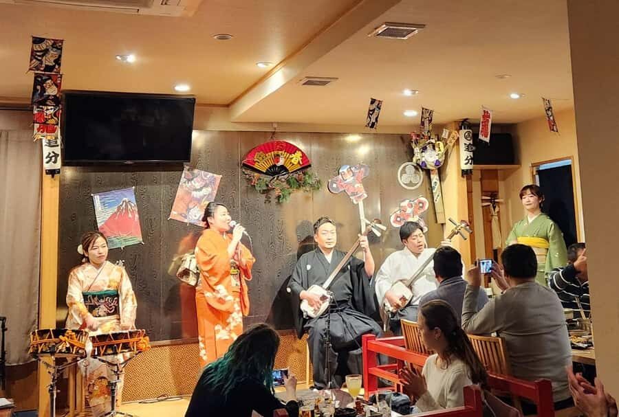 Tsugaru shamisen performance over traditional dinner - Practical Details & Tips