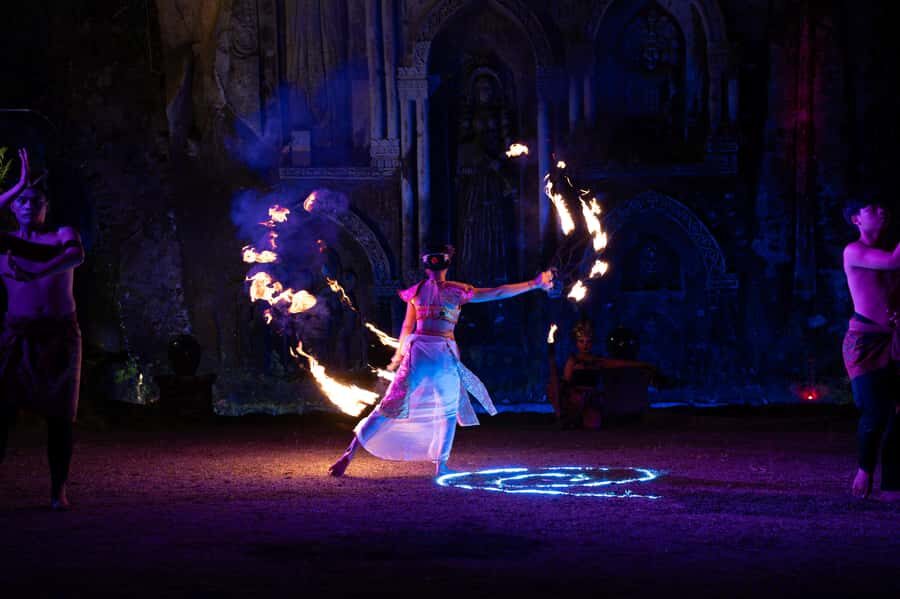 Ubud: Dinner Show Lost City - Story of Humanity Experience - The Visual Spectacle: Costumes, Fire, and Music  