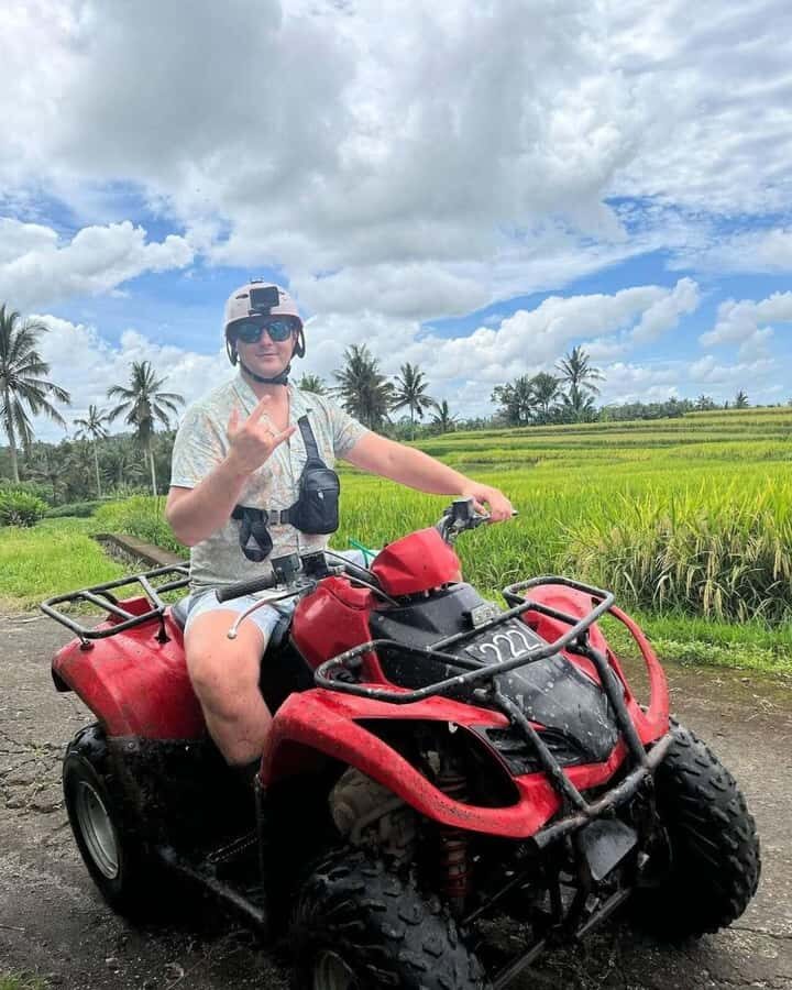 Ubud: Kuber single ATV Quad Adventure with Waterfall Track - The Itinerary in Detail