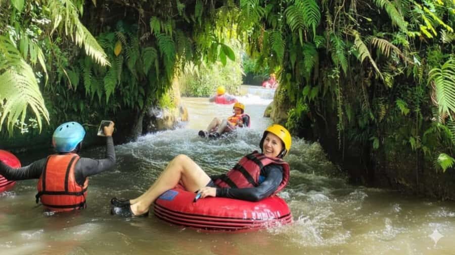Ubud: Lazy Cave River Tubing and Zipline in Rice Terrace - An Overview of the Experience