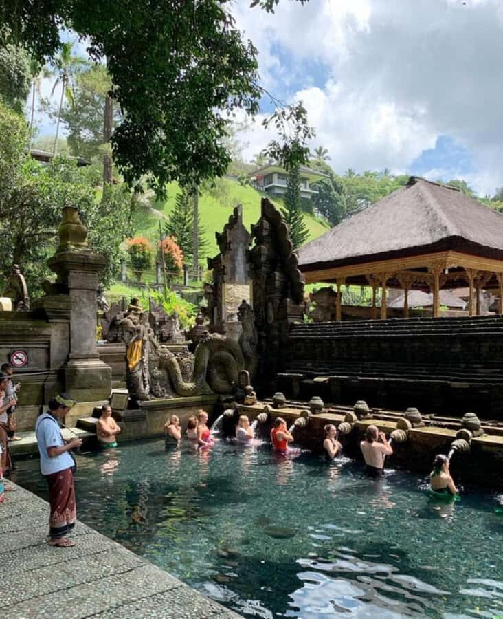 Ubud, Monkey forest, Riceterace Waterfall, Purification - Transportation, Timing, and Flexibility