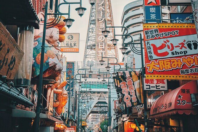 Unveiling Osaka's Charms Full Day Private Tour - The Heart of Osaka: Street Food and Market Adventures
