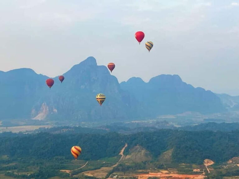 Vang Vieng: Hot Air Balloon Ride with City Hotel Pickup - Practical Details & Considerations