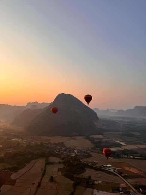 Vang Vieng: Hot Air Balloon Ride with City Hotel Pickup - The Details That Matter