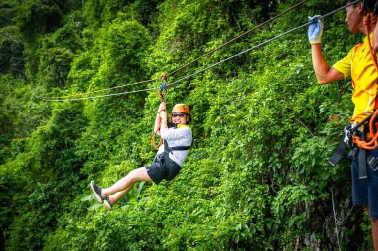 Vang Vieng: Zipline, Cave Hikes, Rafting, Kayaking, Lagoon 3 - What’s Included and What’s Not