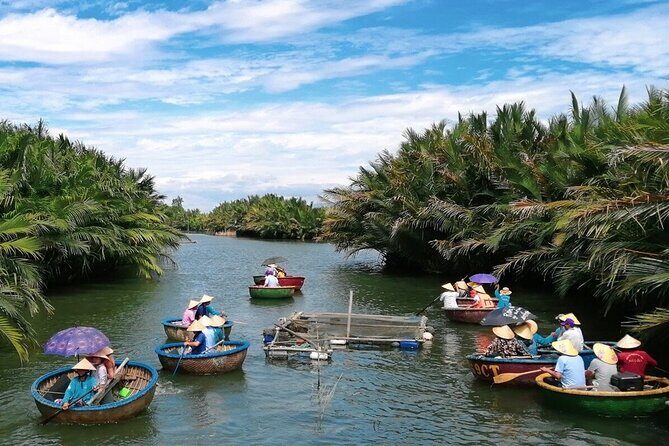 Vietnam Cam Thanh Coconut Basket Boat in Hoi An - The Cultural and Interactive Elements