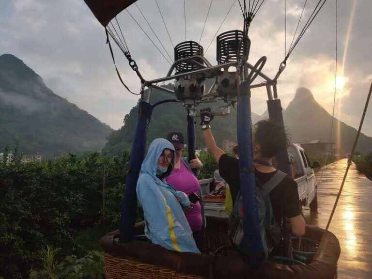 Yangshuo Hot Air Balloon Tour at Sunrise or Sunset - Breaking Down the Itinerary