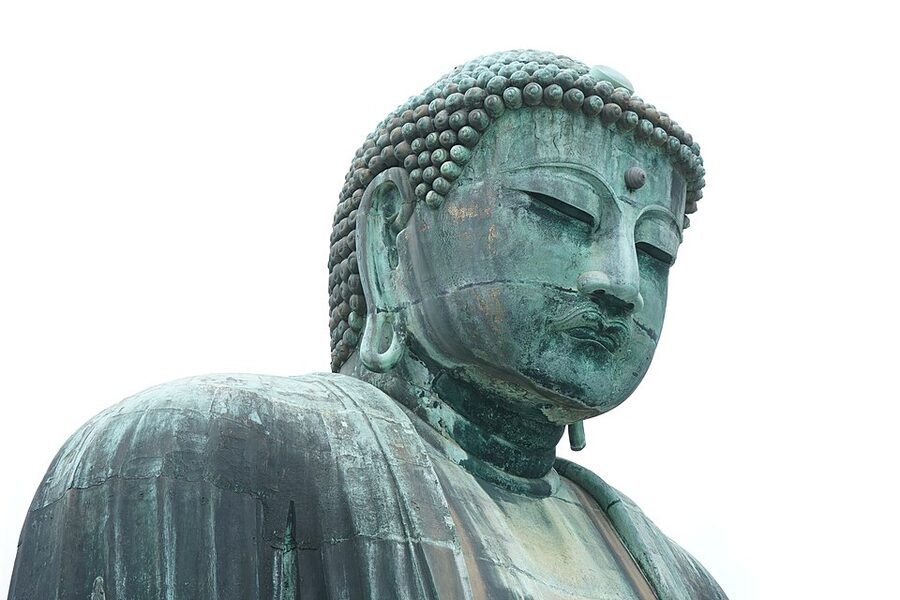 The Great Buddha of Kamakura, an 11.4m bronze Amida Buddha at Kotoku-in temple