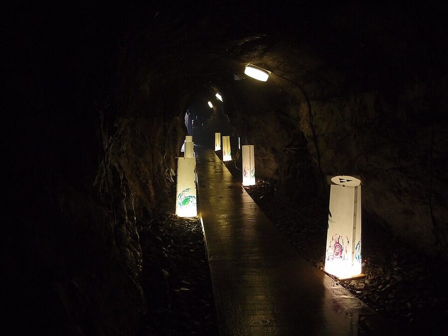The Iwaya Caves on Enoshima island, sea caves with 1,500 years of pilgrimage history