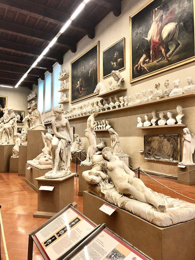 The Gipsoteca Bartolini at the Galleria dell'Accademia