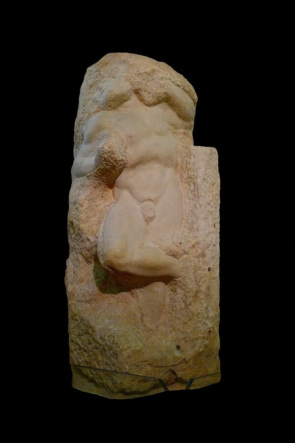 Michelangelo's Awakening Slave at the Galleria dell'Accademia