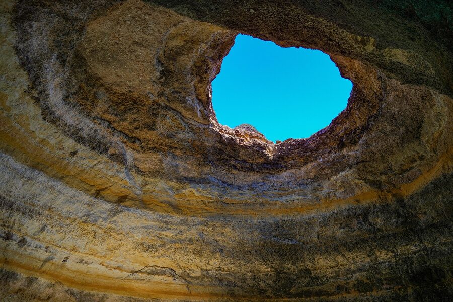 Benagil sandstone sea cave, Algarve