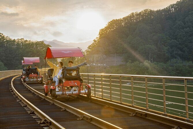 Alpaca World with Gangchon Rail Park One Day Tour - Gangchon Rail Park: Pedal Along Scenic Tracks