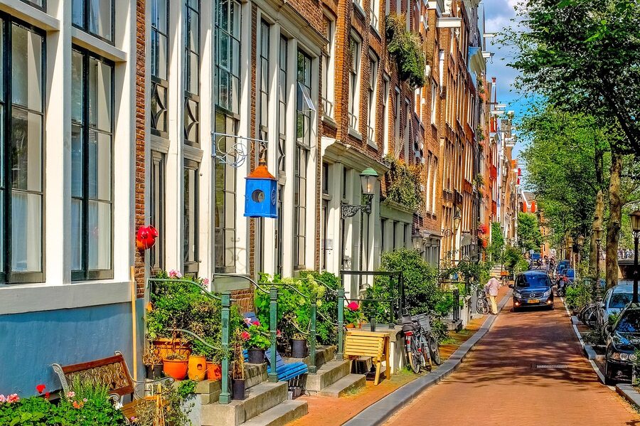Jordaan neighbourhood street Amsterdam