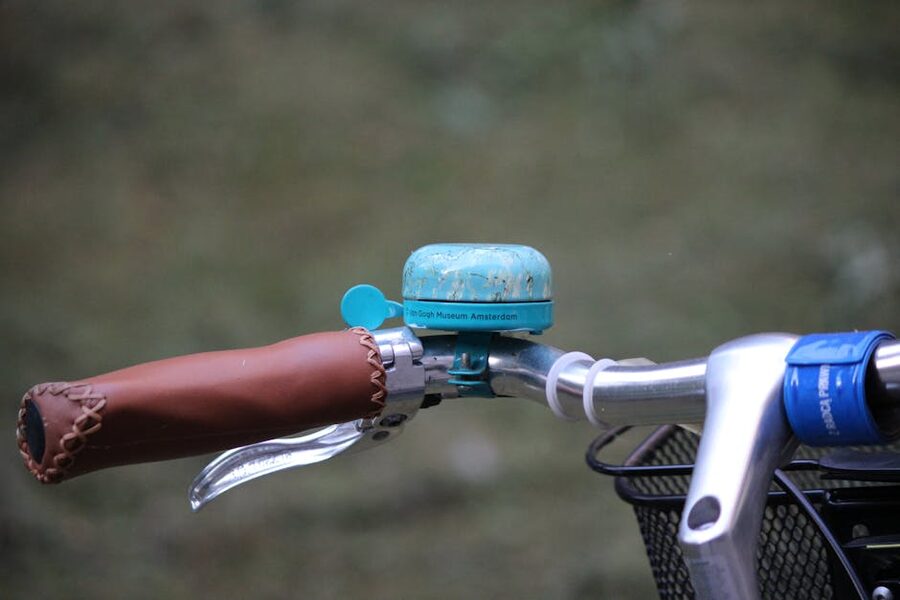 Bicycle handlebar with bell Amsterdam