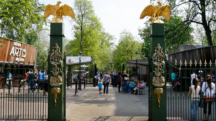 ARTIS Royal Zoo entrance Amsterdam