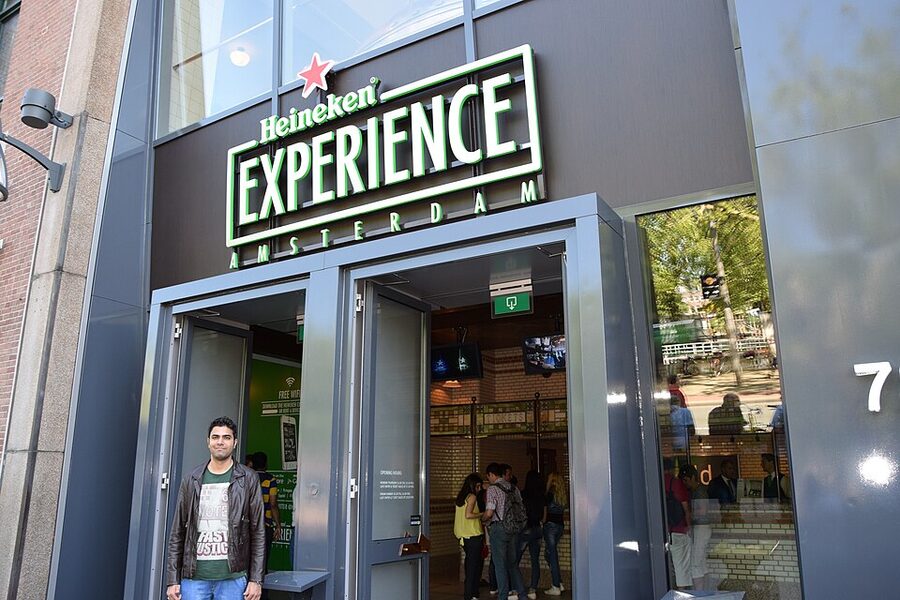 Heineken Experience brewery building Amsterdam