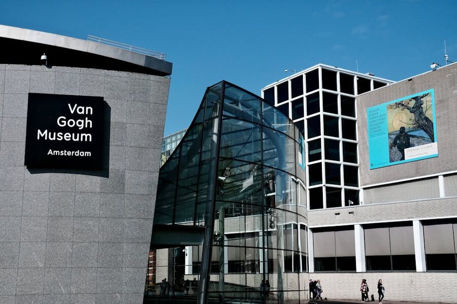 Van Gogh Museum exterior building Amsterdam