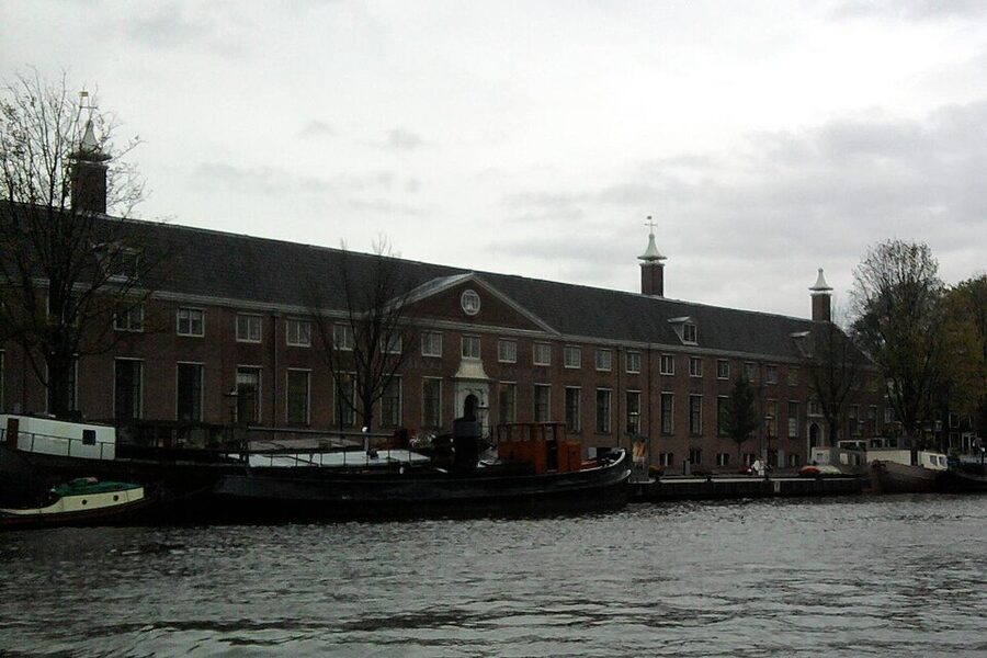 Hermitage Amsterdam museum on the Amstel river